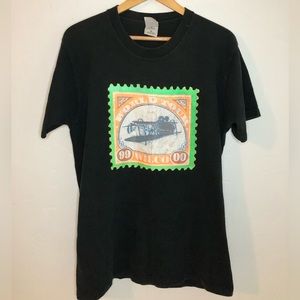 Wilco World Tour 1999 2000 Shirt Mens Large Black Rock Band Concert Tee T-Shirt